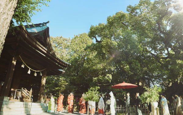 100名のゲストが参列できる